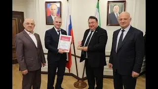 Награждение сотрудников Джейрахско-Ассинского музея-заповедника за успех проекта