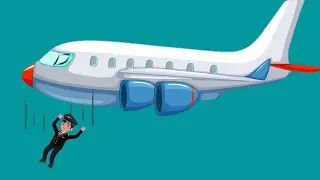 Captain Jump out of the Cockpit window to Save his Life