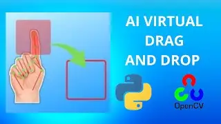 AI  Virtual Image Drag and Drop Using Computer Vision. 