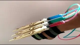 DIY X-MEN WOLVERINE Fully Automatic Claws from  Popsicle Sticks