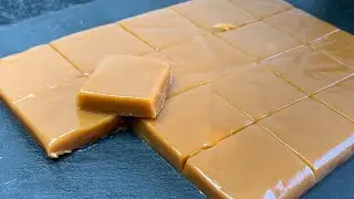 حلوى الكراميل ب ٣ مكونات فقط ✅/ Karamellbonbons nur 3 Zutaten