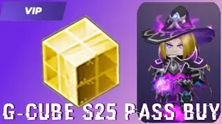 Blockman Go Skyblock || Buy The Season 25 Pass From G-cube Vip...
