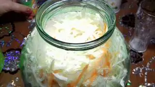 Pickled cabbage Putin style. Eaten quickly and there is never enough.