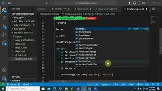 JavaScript Local Storage and Applications