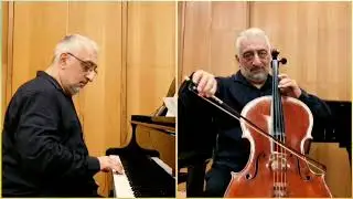 D. Shostakovich. Moderato for cello and piano