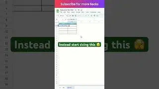 Excel Trick 13: Only 2% know this #exceltech #excelshortcuts #tutorial #excel #exceltricks #trending