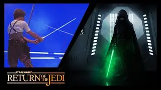 Luke Skywalker KICKS A## In Lightsaber Training! Breaking down the moves with Mark Hamill!