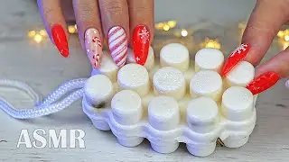 АСМР МЫЛО Массажное твердое Таппинг ногтями Резка | ASMR Satisfying Dry SOAP cutting 100% TINGLES