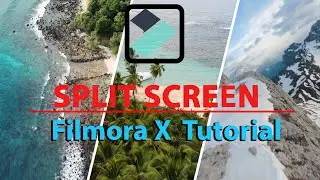 How To Use Split Screen In Filmora X  || Tech Bite Pro