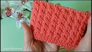 РЕЛЬЕФНЫЙ УЗОР, ОРИГИНАЛЬНАЯ ДЕКОРАТИВНАЯ РЕЗИНКА 996 Узоры спицами