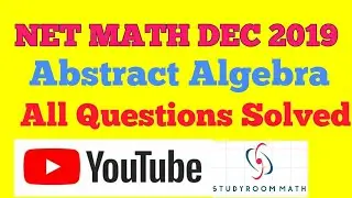 Net Math Dec 2019 answer key || Abstract Algebra