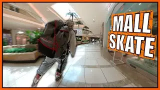 Skating INSIDE International Plaza Mall
