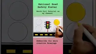 Road Safety Week Poster Drawing 
