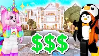 I Bought My BESTFRIEND The Most EXPENSIVE Bloxburg Mansion !! | Bloxburg