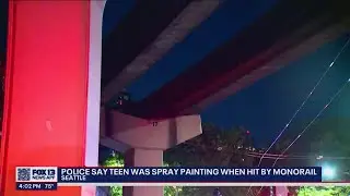 14-year-old struck, killed by Seattle monorail was spray-painting building next to tracks: Police