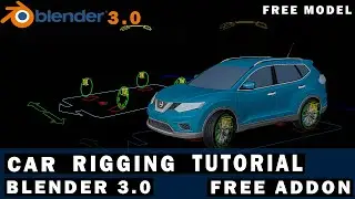 Rigacar Tutorial || BLENDER 3.0 || Free Model