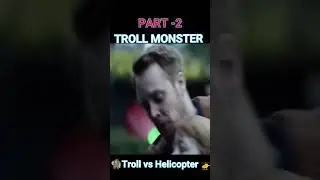 Troll Monster vs Helicopter fight scene 😱😱😱 best status Troll 