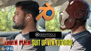 Iron Man Suit Up VFX in Blender Tutorial | 