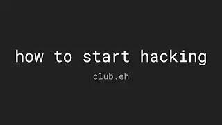 Intro to Hacking