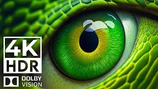 SUPREME COLOR 4K HDR 120FPS | with Cinematic Sound (Colorful Animal Life)