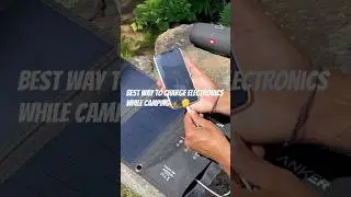 How to CHARGE electronic devices while camping