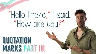 QUOTATION MARKS (PART 3) | English Lesson