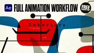 Irving Harper Vintage Magazine Cover | Animation Workflow 2/2