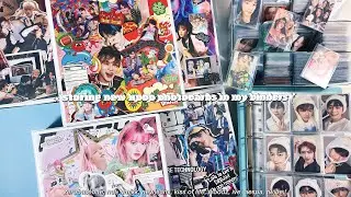 storing new kpop photocards in my binders ✮ zb1, kiss of life, nct, nmixx, newjeans + more !
