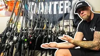 My Complete Fishing Rod & Reel Arsenal |Ultimate Bass Gear Collection