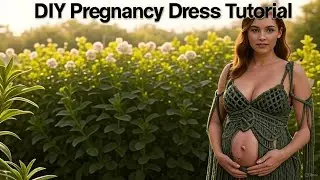 DIY Macrame Dress for Pregnancy | Step-by-Step Tutorial