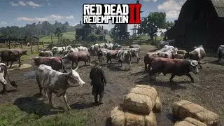 Hunting cows and fighting bulls in Red Dead Redemption 2
