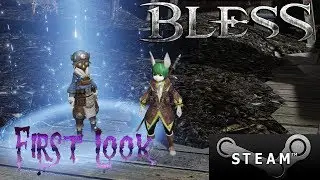 Bless Online Steam Release ★ Optionen & Mascu Start Stadt Sightseeing ★ Gameplay HD