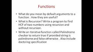 Python Important Questions