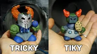 [FNF] Making Tiky Sculpture Timelapse [Madness Combat] - Friday Night Funkin' Tricky the Clown meme