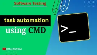 How to create task automation using batch file and command prompt(cmd)?