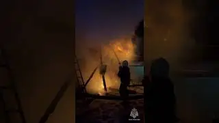 Крупный пожар потушили ночью в Улан-Удэ