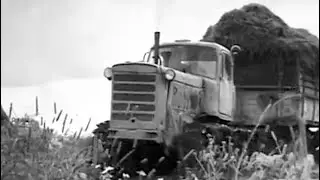 ДТ-75 трактор. Зеленая масса. КИР-1,5. 2ПТС-4  (1974).
