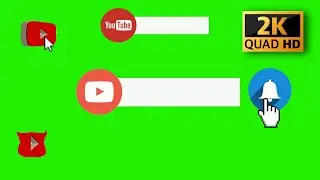 SUBSCRIBE BUTTON GREEN SCREEN 