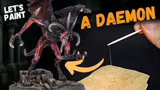 Painting a HORRIFYING Daemon for Warhammer