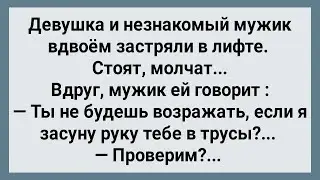 Мужик в Лифте Залез Девушке в Трусы! Сборник Свежих Анекдотов! Юмор!