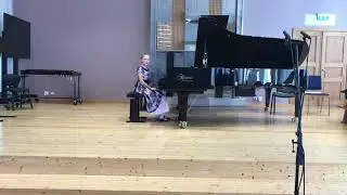 Aleksandra Galushkina 8yo plays Haydn Hob XVI:G1 I mvt