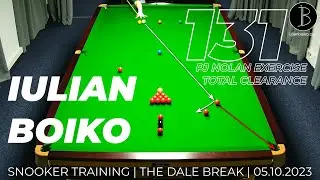 PJ Nolan' 💪 Total Clearance | Iulian Boiko 131 | Snooker Training | THE DALE BREAK | 05.10.2023