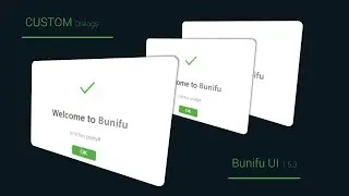 Custom Success Dialog (messageBox)  Winforms C# programming Bunifu UI