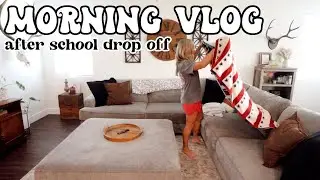 MORNING VLOG // after school drop off - getting things done!