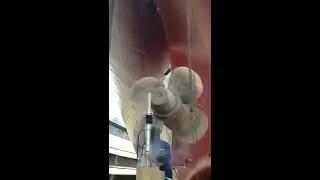 Portable Boring and welding Ship Propeller work ; HKM GROUP