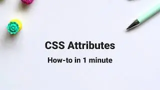 CSS Attributes