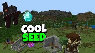 🔥[Epic Seed] 2 Villages + Diamonds & Golden Apple! | Minecraft 1.21 Bedrock & PE Seeds
