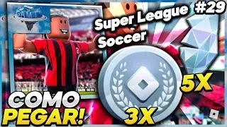 COMO PEGAR TODAS os SILVERS e SHINES do Super League Soccer do EVENTO THE GAMES do ROBLOX!