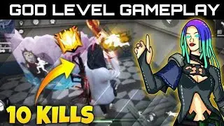 10 kills god level gameplay with headshot|garena freefire 🔥|vishal gamerz