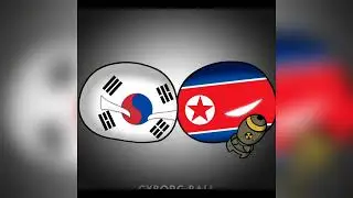 Eternal Enemies | North Korea - South Korea | #countryballs #edit
